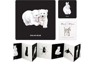 Baby`s Black and White Contrast Book: High-Contrast Art for Visual Stimulation at Tummy Time: 4