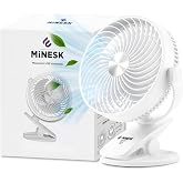 Minesk Mini Vantilat&ouml;r - Masa&uuml;st&uuml; USB Fan - Klipsli Sabitleme - 360&deg; Ayarlanabilir - Ultra G&uuml;&ccedil;l&uuml; Hava Akımı ile S&uuml;per Serinli