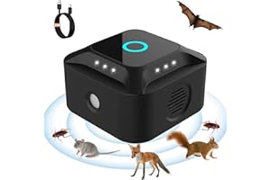 Jarper Ultraschall Maus und Ratten 360° | Mäuseabwehr & Ameisen Abwehr mit Ultraschall | Gerät Ultraschall Maus Mit Stroboskoplichtern und PIR | für Nagetiere, Mäuse, Eichhörnchen, Spinnen, Plötze