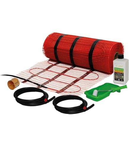 Manta Calefactora Eléctrica Para Suelo Radiante, 1 M², 150 W/m², Tecnología TWIN, Fácil Instalación Autoadhesiva