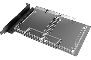 Akasa AK-HDA-10BK Support de Montage pour Disque SSD/HDD 2,5" Noir