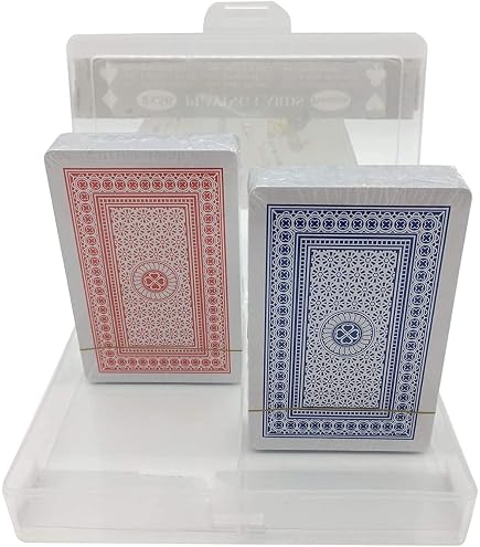 Jeu De 54 Cartes à Jouer - Poker, Bridge, Rami, Idéal Pour Soirées Et Famille