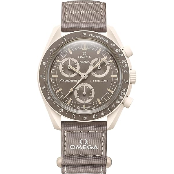 Omega x Swatch Moon Swatch Mission to Jupiter Speedmaster Brown