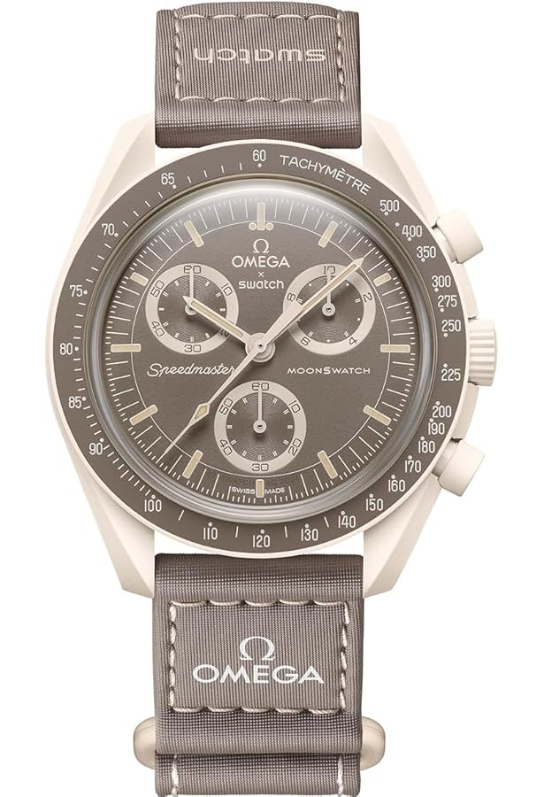 Swatch Moon Swatch Mission to Saturn Speedmaster Brown - New