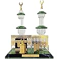 DigaNT Kaaba Mecca Showpiece Crystal Gold Plated Gift Souvenirs Corporate Office and Home Decor Gift