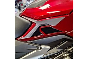 ‎RESIN BIKE Resin Bike Aufkleber für Motorrad Kompatibel mit Honda NC750X 2021-2023. Seitenschutz für den Tank vor Stößen und Kratzern. 3D-Harzklebstoff Hergestellt in Italien - Stickers