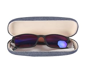 LEAPITURE Gafas para daltónicos Gafas de corrección para daltónicos de montura completa Gafas para daltónicos Gafas para daltónicos Gafas para daltónicos rojas y verdes Uso en exteriores e interiores con estuch