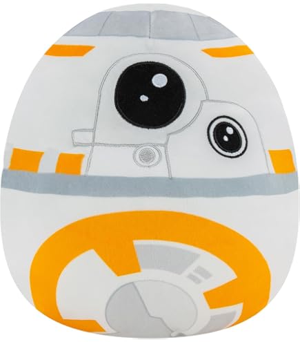 Squishmallows SQK0016 25,4 cm ajoute BB8 à Votre équipe, Peluche Ultra Douce, Peluche Officielle Kellytoy
