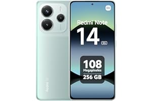 Xiaomi Redmi Note 14 5G - Smartphone de 8+256GB, Pantalla de 6.67" AMOLED FHD+ 120Hz, MediaTek Dimensity 7025-Ultra, cámara de 108MP, 5110 mAh, Cargador no Incluido, Verde (Versión ES)