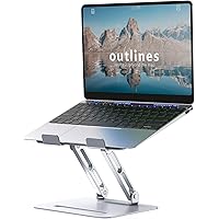 LORYERGO Laptop Ständer Aluminium Verstellbarer Laptop Stand Ausblendbar laptopständer Kompatibel Ergonomisches…