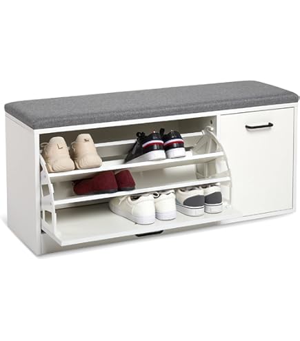 Panca Scarpiera FetiNes Con 6 Cassetti - Seduta Con Contenitore Per Ingresso O Camera - Foto 6