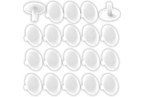 cyclingcolors 20 x täckkåpor för skruvar skruvkåpor 3 x 12 x 6 mm plastmöbelskydd PZ