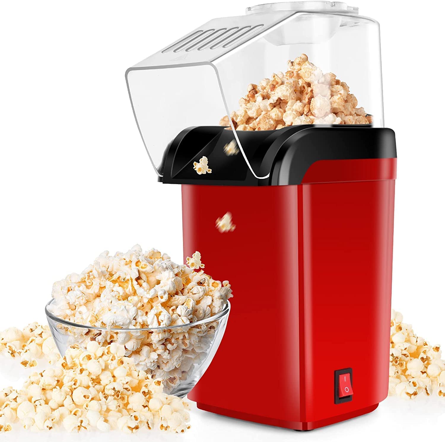 SNAPSHOPECOM Popcorn Maker Review: Fast & Healthy Electric Popper