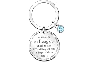 SMARGO Colleague Gifts Colleague Keyring Thank You Colleague Gifts for Women Leaving Gifts for Colleagues Birthday Christmas Thanksgiving Gift