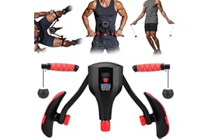 GXPJYCFOB Hip Trainer Exerciseur, Exerciseur Intérieur de Cuisse 0-132lb, Entraîneur de Muscle Pelvien avec Compteur, 360 Réglable, Plancher Pelvien Exerciseur, Fitness Entraîneur pour Les fessier Cuisses