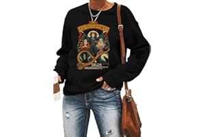Ykomow Sanderson Witch Museum Sweatshirt Womens Funny Halloween Pullovers Hocus Pocus Blouse Tops