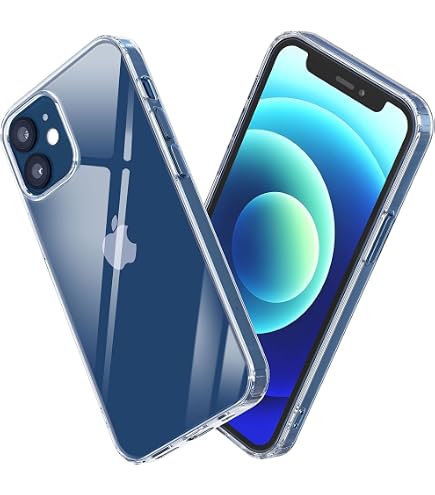12 Mini Iphone Case Syncwire IPhone 12 Mini Case 5.4 Inch Clear Anti-Scratch Anti-Drop Silicone Case With Hard Polycarbonate Back Heavy Duty Anti-Yellow Anti-Drop Iphone 12mini Phone Case