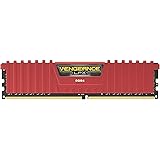 Corsair Vengeance LPX 8Go (2x4Go) DDR4 3000MHz C15 XMP 2.0 Kit de Mémoire Haute Performance - Rouge