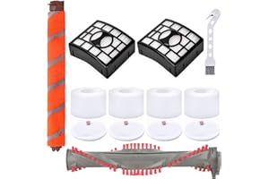 Leadaybetter UV810 Rollenbürstenfilter Ersatz für Shark DuoClean NV800 NV800W NV801 NV801Q NV803 Powered Lift Away Speed Standstaubsauger, vergleichbar mit Teilenummer 1147FT800 & 1148FT800 & XHF680 &