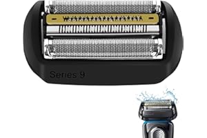 WBBRBBR 92B für Series 9 pro für Series 9 Scherkopf für rasierer Series 9 für Scherkopf Serie 9 Elektrorasierer geeignet für 9477cc,9330s,9465cc,9460cc,9419s,9390cc,9385cc usw.(Schwarz)