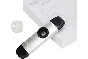 Sondery Professional Metal Kazoo, Dual Head Kazoo Includes Lanyard and 5 Membranes for All Ages and Occasions, Silver