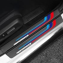 Autocollants Seuil De Porte En Fibre De Carbone – Protection Contre Rayures, Pour BMW Série 1/3/5/7/X, Facile à Poser