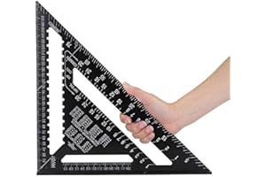 HEZHU 12 inch Aluminiumlegierung Dreieck Herrscher Professionell Dreieck Winkelmesser für Ingenieur Carpenter