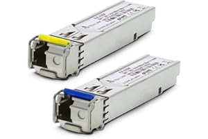 Extralink WDM SFP Modul Singlemode 1.25G LC 1310/1550nm bis 20km – Kompatibel mit Ubiquiti UniFi Netgear Cisco TP-Link MikroTik QNAP Zyxel Synology – Gigabit Transceiver für Switch Router