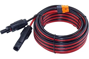 iHaospace Câble de Charge Solar vers XT60i 5m avec Protection Inverse intégré Compatible avec Station électrique Portable Ecoflow Delta River Anker SOLIX Panneau Solaire Cable