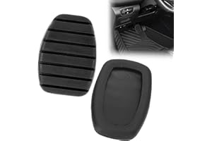 BANSUSU 2 PCS Car Clutch Brake Pedal Non Slip Car Pedal Cover Rubber Rubber Pad Covers Repalcement for Renault for Clio Megane Vauxhall Kangoo 7700416724 4653100QAC 91159860 Automobile Accessories
