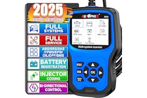 ‎AUTOPHIX AUTOPHIX 7610 Elite Vollsysteme OBD2 Diagnosegerät Kompatibel mit VW Automotive Full Functions OBD2 Scanner Auslesegerät Battery Registration Tool für alle VAG nach 1996 [Version 2025]