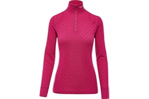 Thermowave Xtreme damska koszulka termiczna z długim rękawem z wełny merynosowej dla kobiet, oddychająca 220 g/m², ultra miękka wydajność