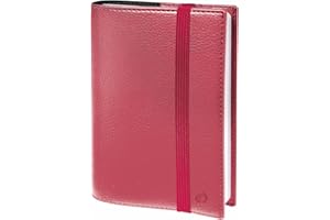 Quo Vadis - Collection : Time & Life TIME&LIFE SEPTEMBRE Pocket avec élastique - Agenda scolaire - Semainier - 10x15cm - Coloris : Rose - Année 2023-2024