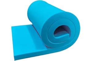 DURAFOAM High Density Blue Firm Foam for Cushions, Sofas, Beds, Seats, Campervans, Indoor & Outdoor Padding, DIY - 80 x 20 x 2 Inches