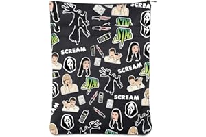 JTOUK Couverture de livre inspirée de Scream Ghostface - Cadeau pour homme et femme, Scream Bsl Eu, taille unique