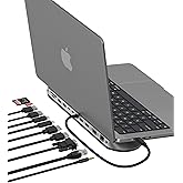 Belkin 11'i 1 Arada Evrensel USB-C Pro Bağlantı İstasyonunu 3 Monit&ouml;r Desteğiyle Bağlayın, Silikon Hareket Teknolojisi - Mac,
