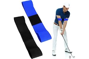 2 styck Golf träningsutrustning för armen, golfträningshjälpmedel, golfsvingband för korrekt hållning, golfsvingarmband för handleden, för golfspelare nybörjare, förbättra din svingteknik
