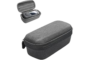 CERFFOOL Custodia portatile per Insta360 X4 Borsa da Viaggio Mini Custodia Protettiva Hard Shell Box Anti-Scratch Bag Action Camera Accessori, Nero