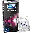 Durex Intense Condoms, Pack of 6