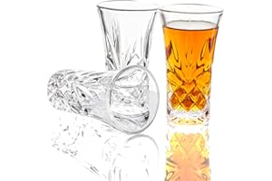 JAIEF, Set di 3 bicchieri Tequila a base pesante,Bicchieri Amaro | Bicchierini Liquore, 6cl (Set di 3)