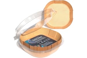 AZOMKER Papel Freidora Aire 23 cm Cuadrado, Papel Para Freidora De Aire, Papel Air Fryer Cuadrado, Papel Air Fryer, Papel Horno Freidora Aire, Papeles Airfrier, Accesorios Freidora De Aire(200 Piezas)