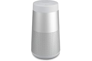 Bose SoundLink Revolve (Série II) Enceinte Bluetooth Portable - sans Fil - Résistante à l'eau - Son à 360°, Silver