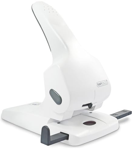 Rapesco 1461 ECO HD-100 Agrafeuse Grande Capacité 100 Feuilles - Blanche Avec 3200 Agrafes
