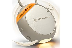Schallwerk ® White Noise Machine Baby – Einschlafhilfe für Babys & Erwachsene mit weißem Rauschen, Naturgeräuschen & Mehr – Geräuschebox mit Nachtlicht & Timer – Tragbar & leise
