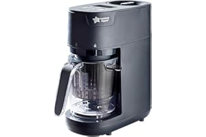 Tommee Tippee Quick Cook 6-in-1, 500ml Capacity, White, Baby Food Maker with Steam, Blend, Chop, Reheat, Defrost and Sterilising Functions for Baby Weaning