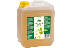 Byodo Vinaigre de vin blanc, 1 paquet (1 x bidon de 5 kg) - Bio