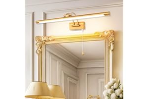 Kinkiet ścienny MantoLite 8W, Oświetlenie Lazienkowe Lustro LED z Obrotową Głowicą Lampy I Przełącznikiem Pociąganym Do Restauracji Hotelowej CRI90 +, Ramię Lukowe