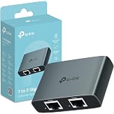 TP-Link EH310 - Ethernet Switch, Gigabit 1 to 3 RJ45 Ports, Plug &amp; Play | Gigabit Ethernet Splitter 1 to 2 RJ45 Ports Plug &amp;