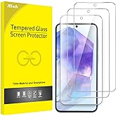 JETech Pellicola Protettiva per Samsung Galaxy A55 5G 6,6 Pollici, 9H Vetro Temperato Film, Antigraffio, HD Chiaro, Pacco da 