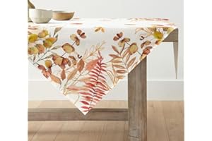 Artoid Mode - Obrus z eukaliptusem jesienny wzór sezonowy obrus na stół do dekoracji wnętrz wakacje impreza 85 x 85 cm